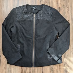 NWOT Eileen Fisher 100% Wool Jacket Coat - L